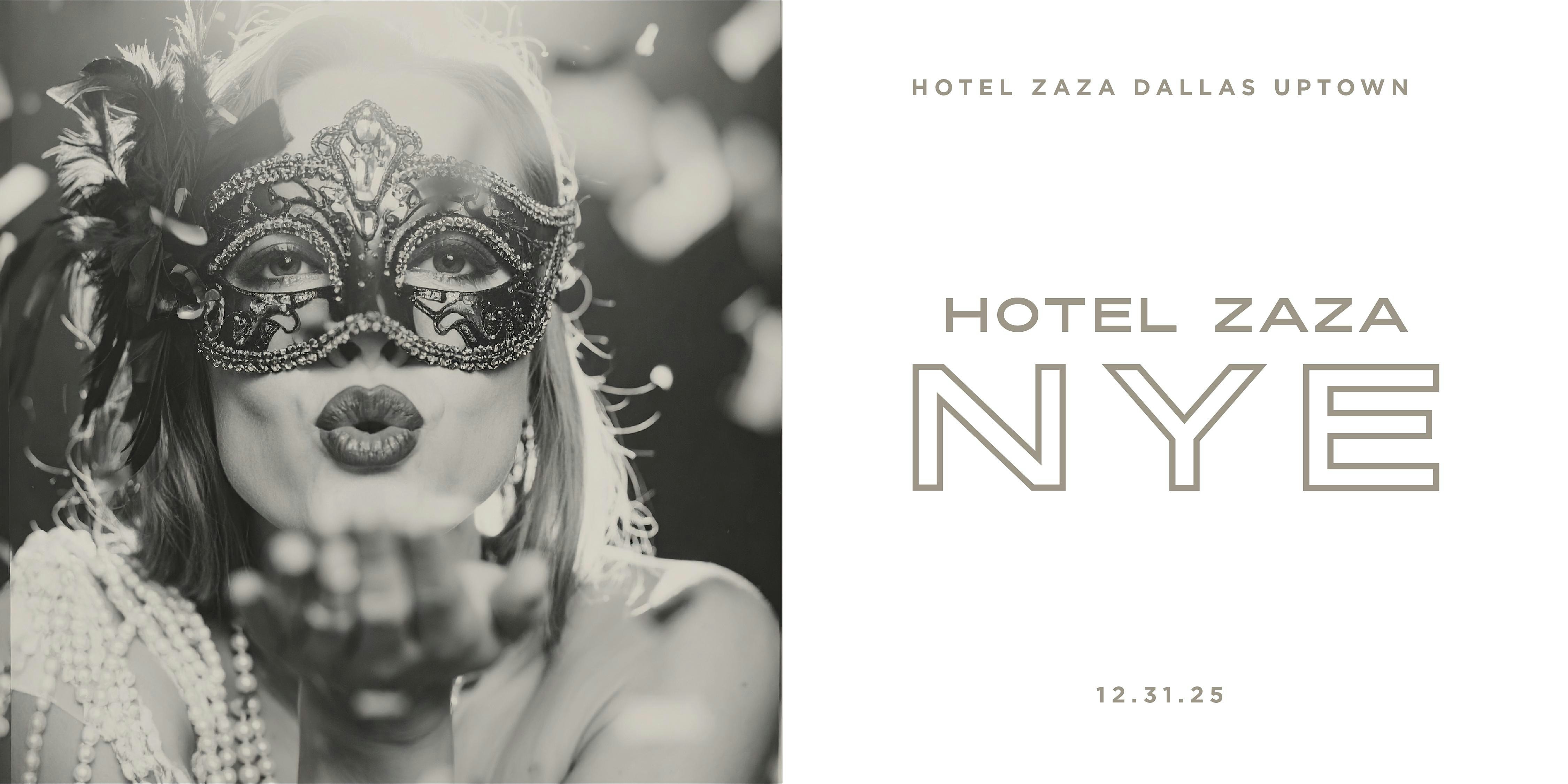 Hotel ZaZa Black and White Masquerade creative